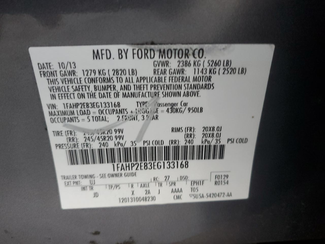 2014 Ford Taurus - Image 12