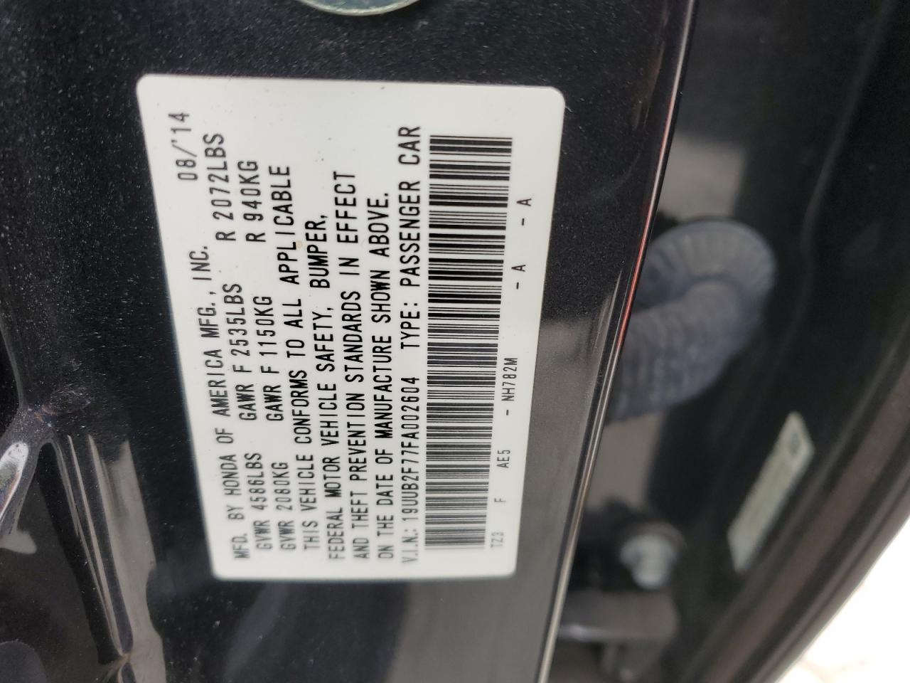 2015 Acura TLX - Image 12