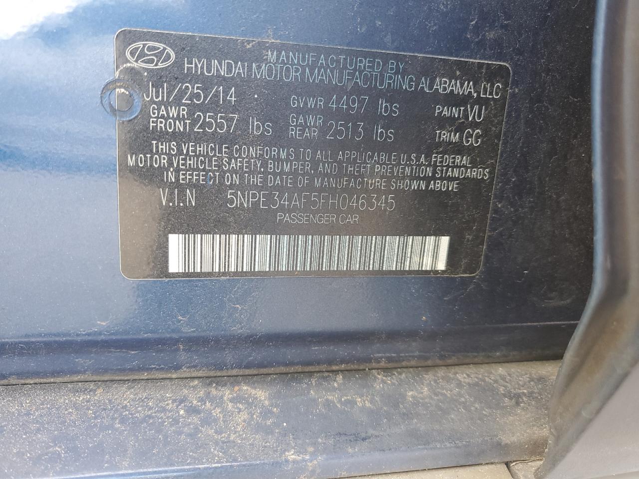 2015 Hyundai Sonata - Image 12