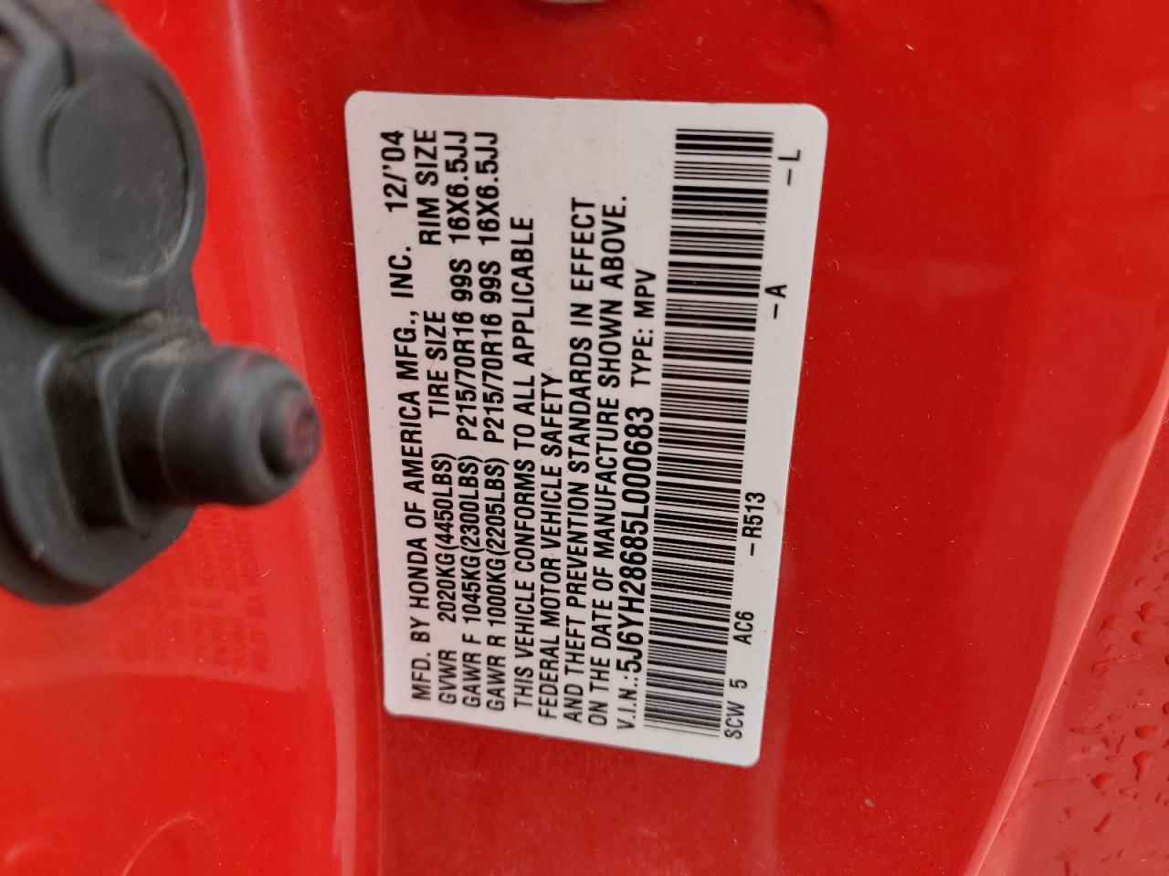 2005 Honda Element - Image 14