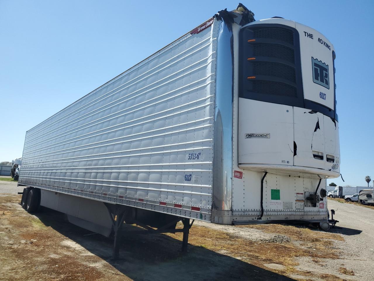 2017 Great Dane Refrigerated Van Trailer за продажба в Fresno, CA - All Over