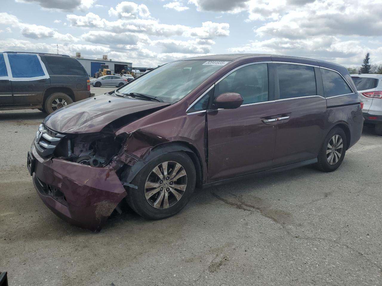 2015 Honda Odyssey Exl за продажба в Bakersfield, CA - Front End