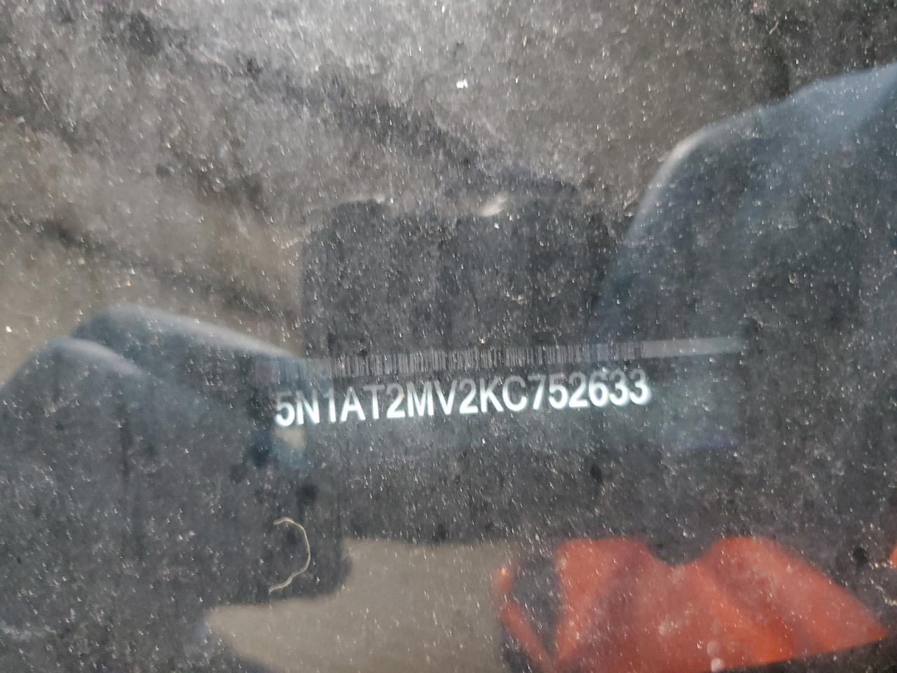 5N1AT2MV2KC752633 NISSAN ROGUE 2019