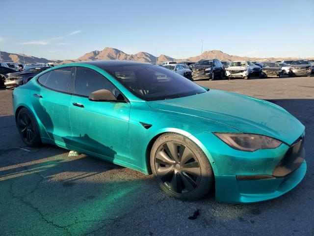  TESLA MODEL S 2021 Темно-бирюзовый