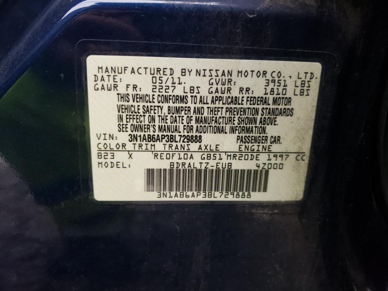 2011 Nissan Sentra - Image 12