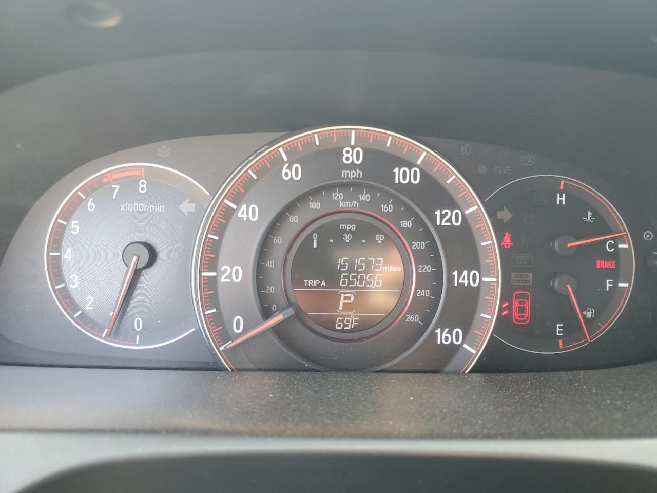 1HGCR2F5XGA204974 HONDA ACCORD 2016