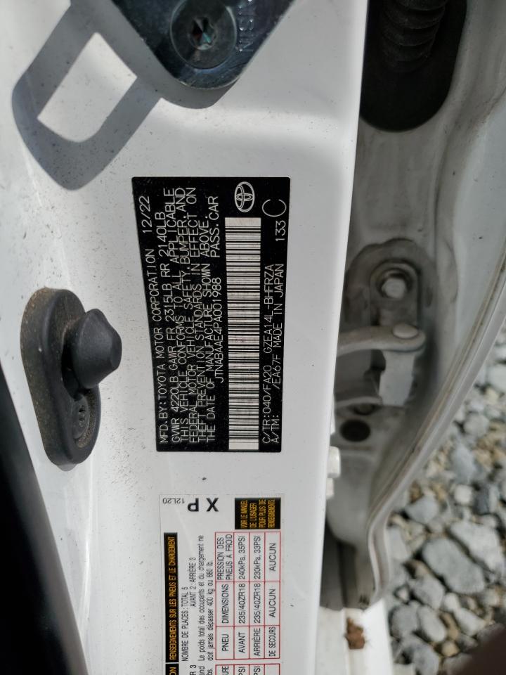 JTNABAAE4PA001988 TOYOTA GR COROLLA 2023
