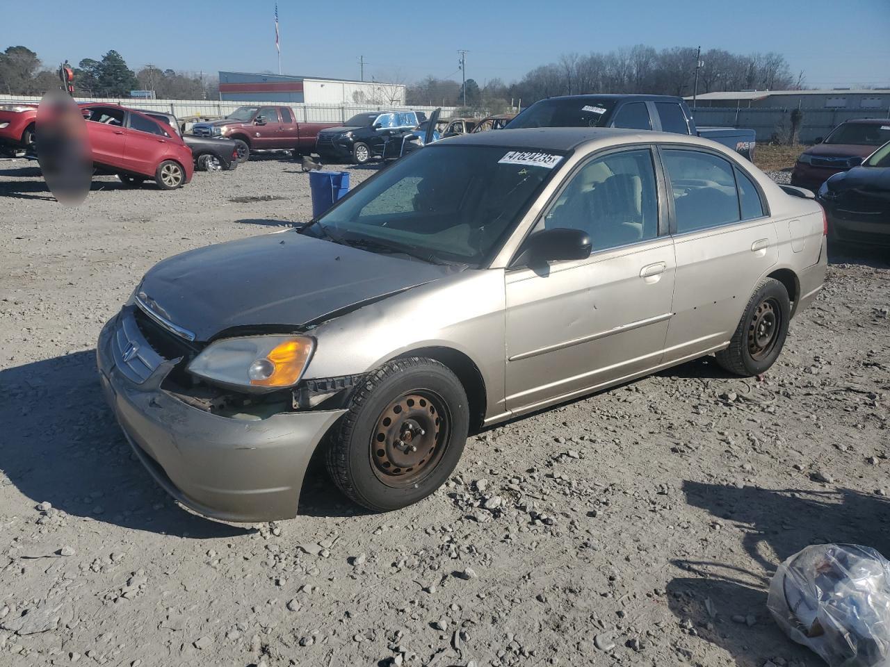 2002 Honda Civic Lx zu verkaufen in Montgomery, AL - Front End