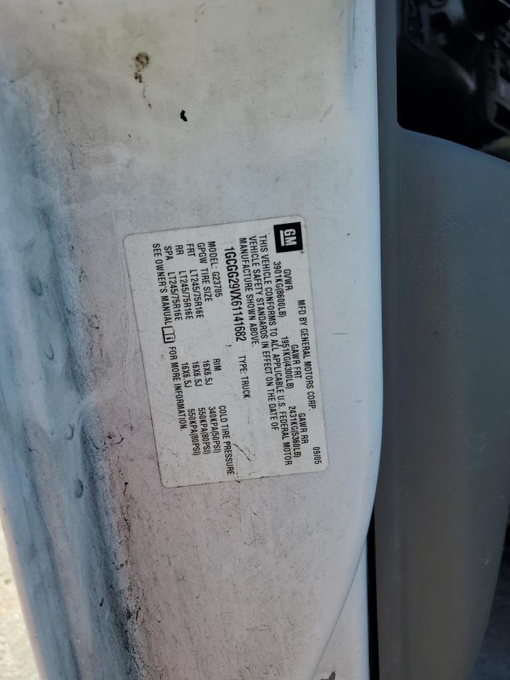 2006 Chevrolet Express G2500 VIN: 1GCGG29VX61141682 Lot: 49008555