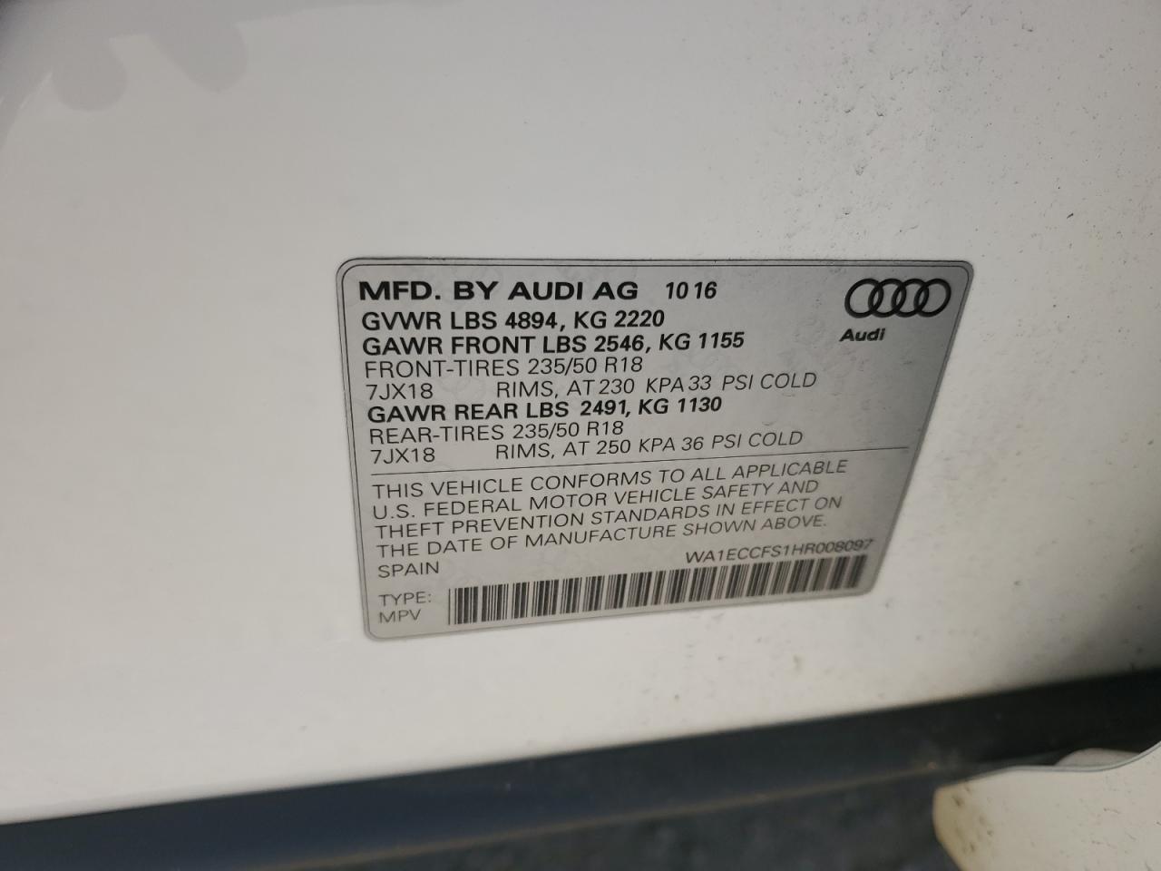 2017 Audi Q3 - Image 13