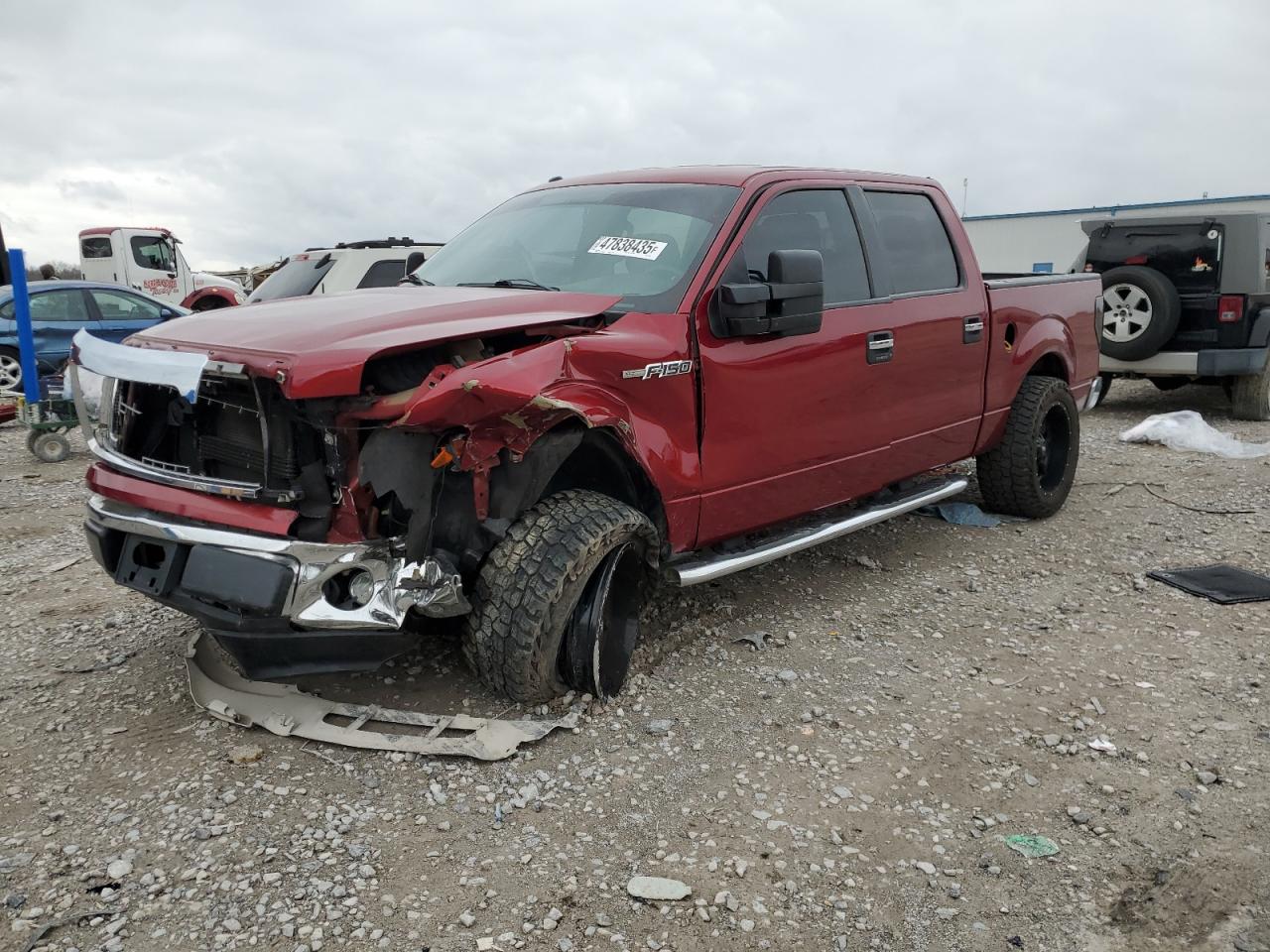 2013 Ford F150 Supercrew იყიდება Madisonville-ში, TN - Front End