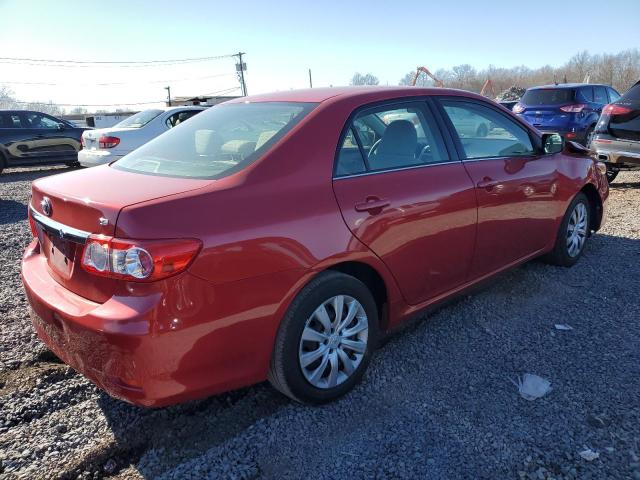  TOYOTA COROLLA 2013 Czerwony