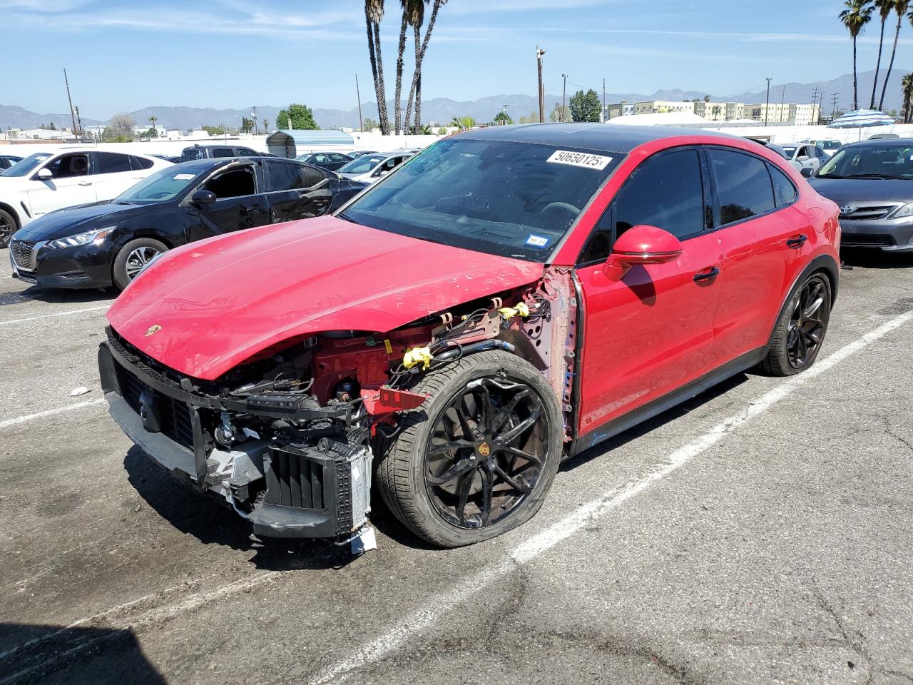 2024 Porsche Cayenne Turbo E-Hybrid Coupe for Sale in Van Nuys, CA - Front End