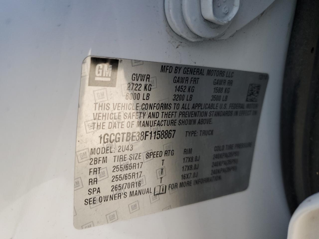 2015 Chevrolet Colorado - Image 14