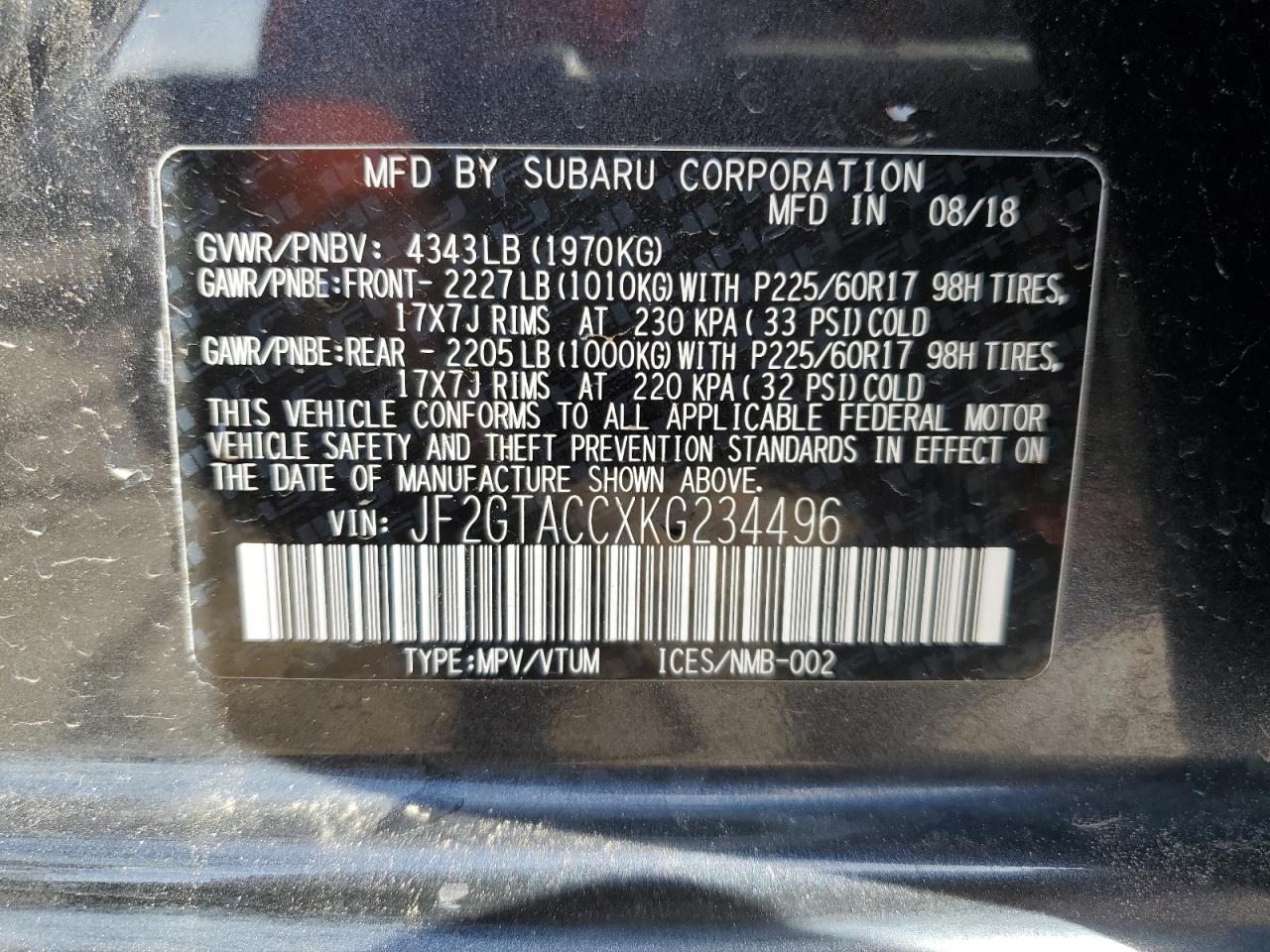 2019 Subaru XV - Image 14