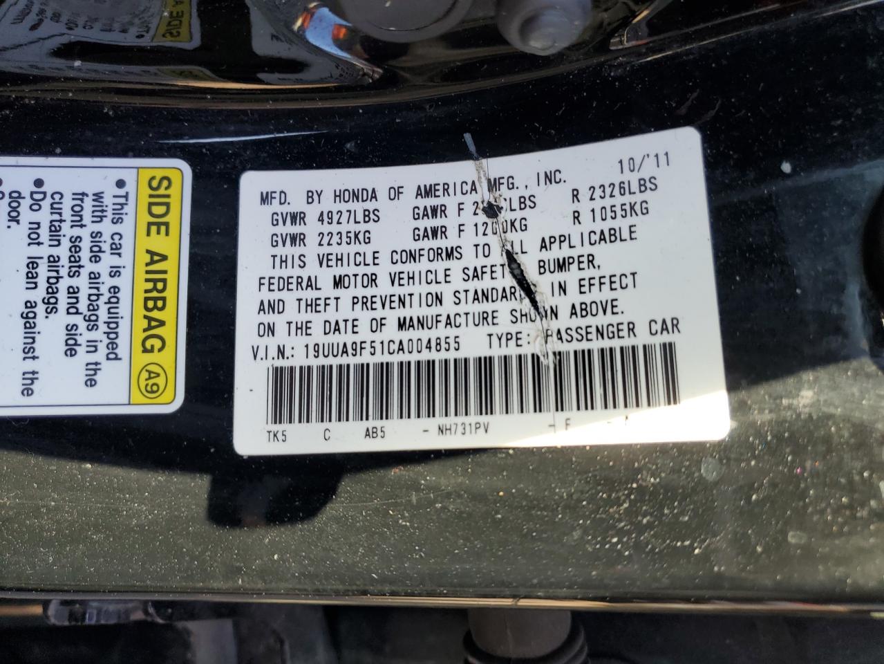 2012 Acura TL - Image 12