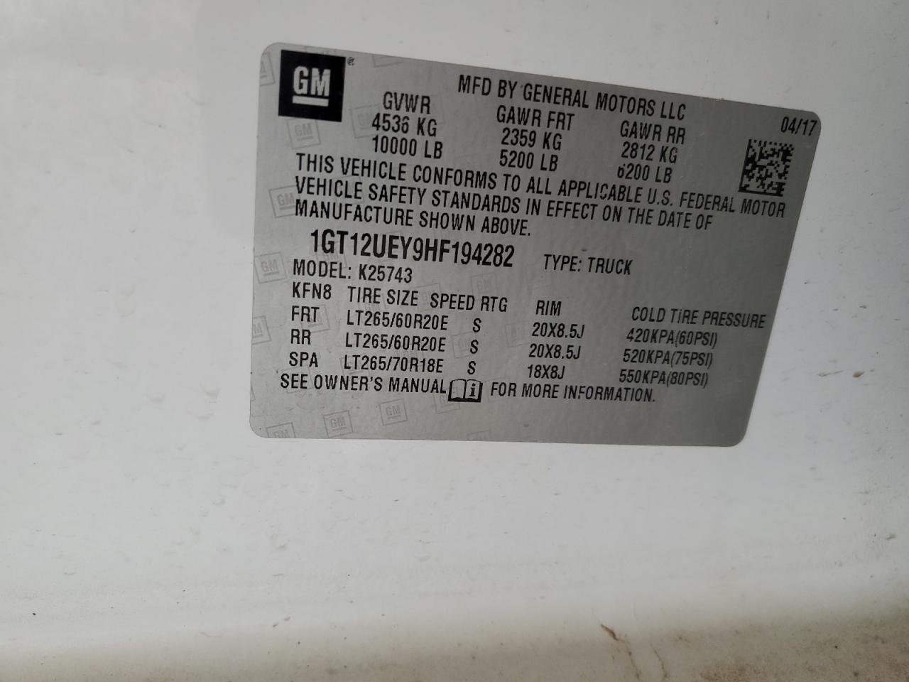 2017 GMC Sierra - Image 12