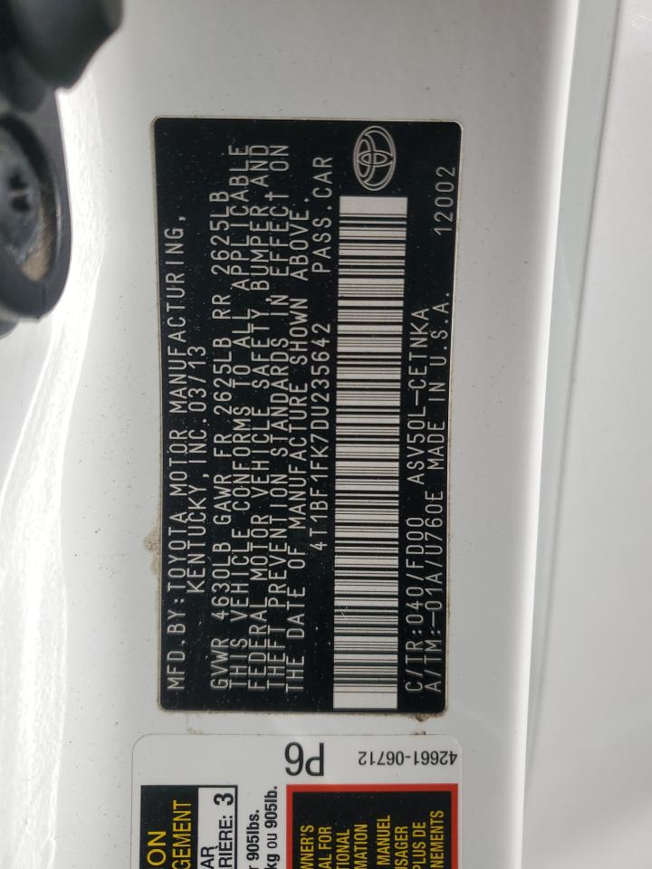 2013 Toyota Camry - Image 12