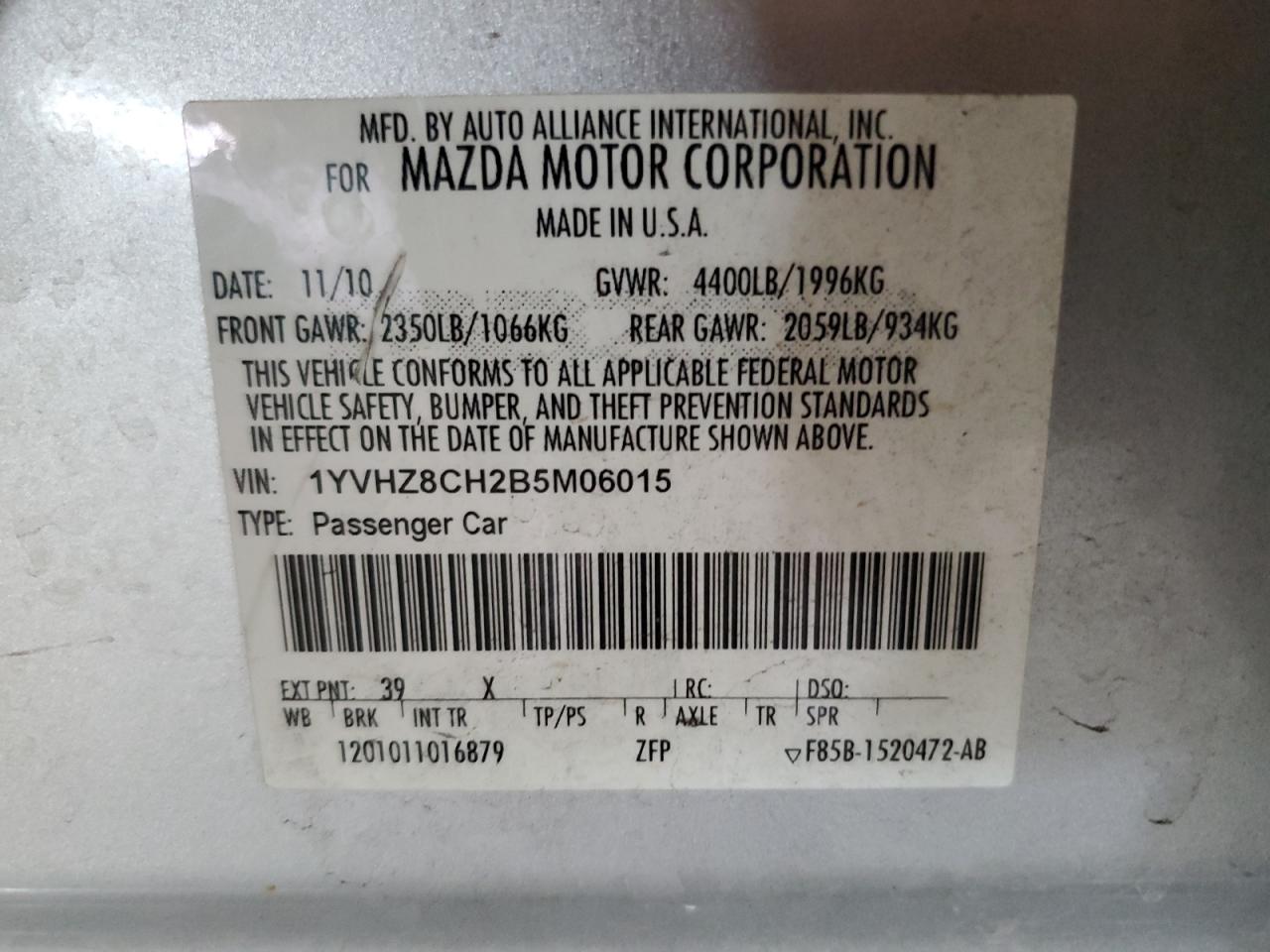 2011 Mazda 6 - Image 12