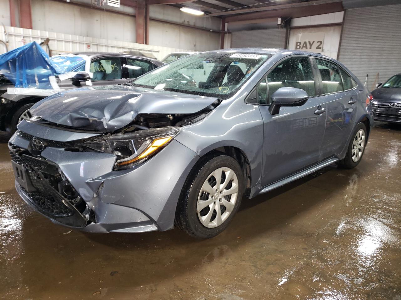 2021 Toyota Corolla Le للبيع في Elgin، IL - Front End