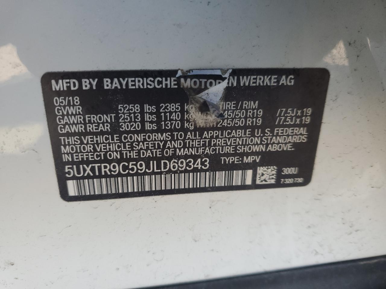 2018 BMW X3 - Image 13
