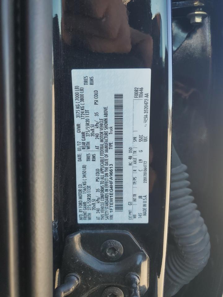 1FTEW1EG4HFA96613 FORD F-150 2017