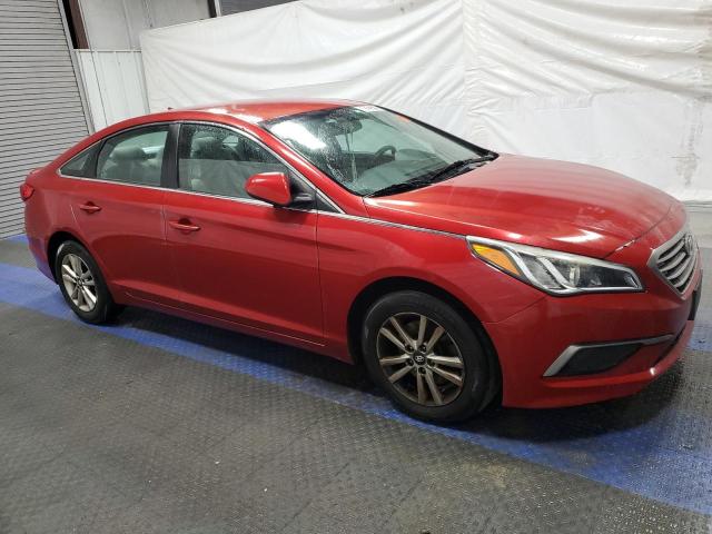  HYUNDAI SONATA 2017 Czerwony