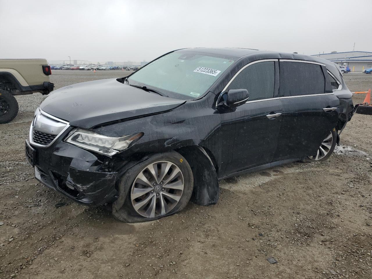 2016 Acura Mdx Technology продається в San Diego, CA - All Over