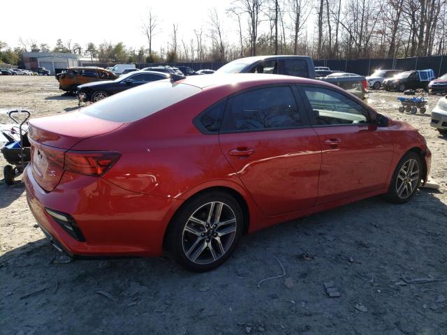  KIA FORTE 2019 Red