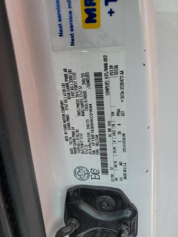 1FTMF1E80HKC01644 FORD All Models 2017