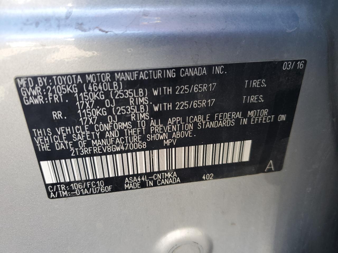 2016 Toyota RAV 4 - Image 12