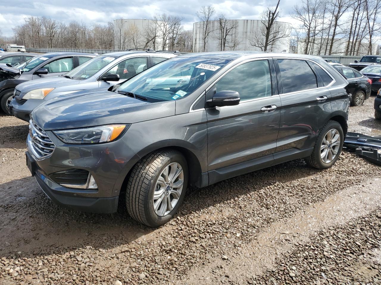 2019 Ford Edge Titanium იყიდება Central Square-ში, NY - Rear End