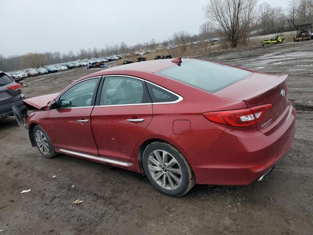  HYUNDAI SONATA 2015 Red