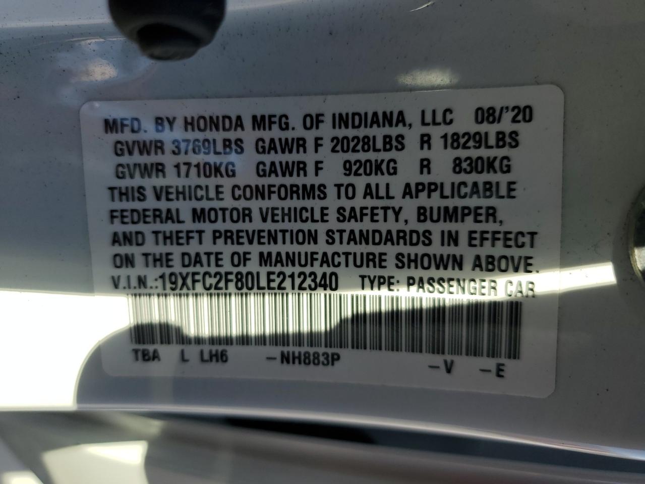 2020 Honda Civic - Image 15