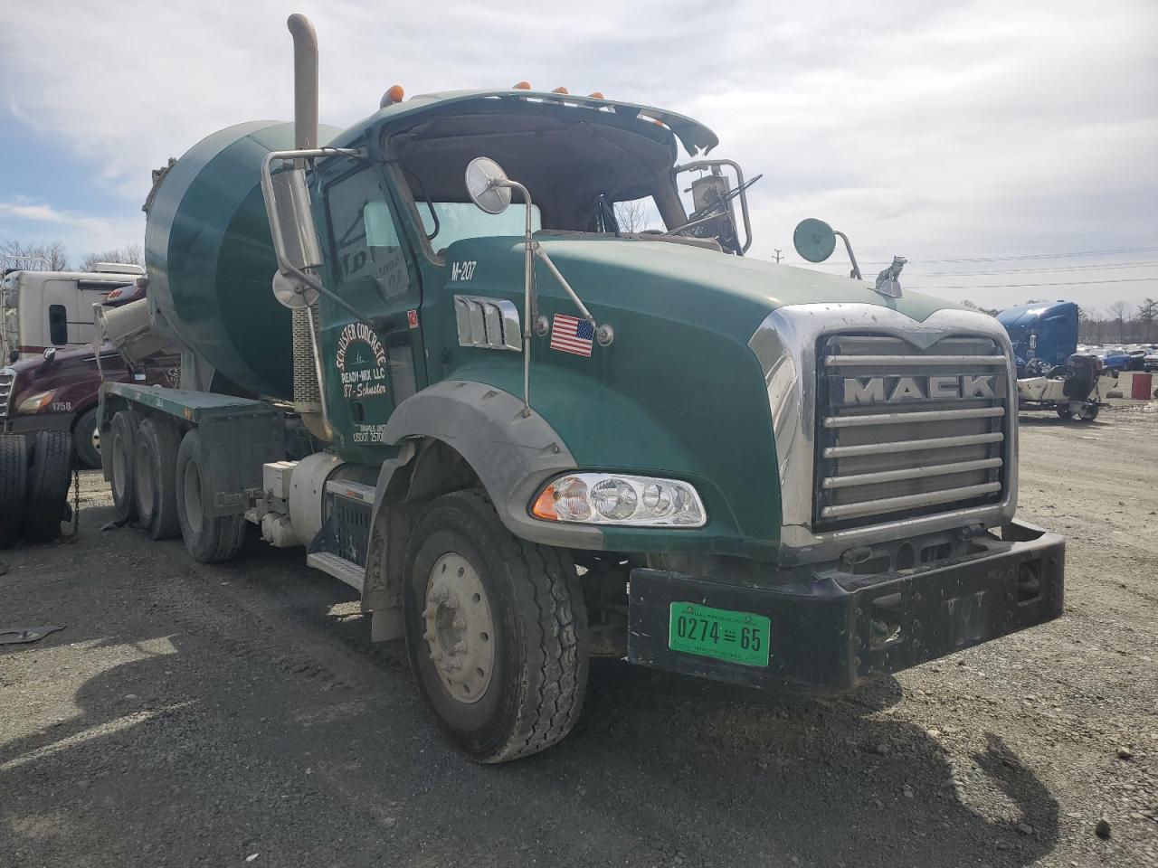 2017 Mack 800 Ready Mix Truck en Venta en Waldorf, MD - All Over
