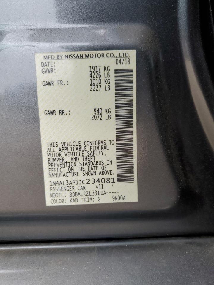 1N4AL3AP1JC234081 NISSAN ALTIMA 2018