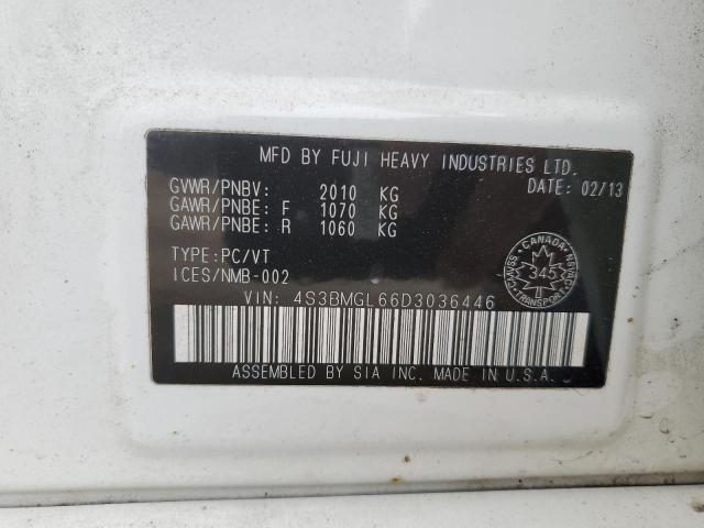 2013 SUBARU LEGACY 2.5I LIMITED