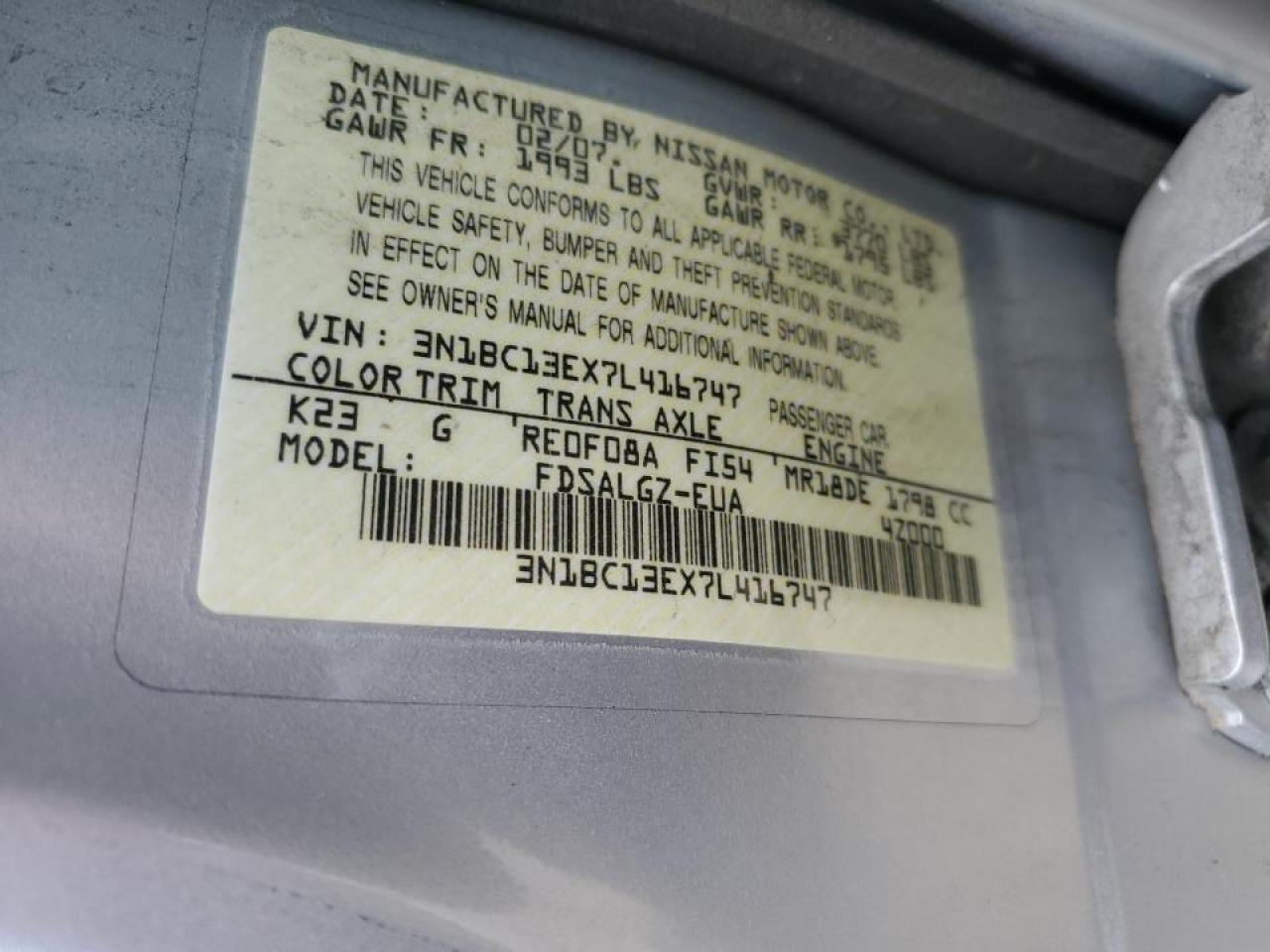 2007 Nissan Versa - Image 14