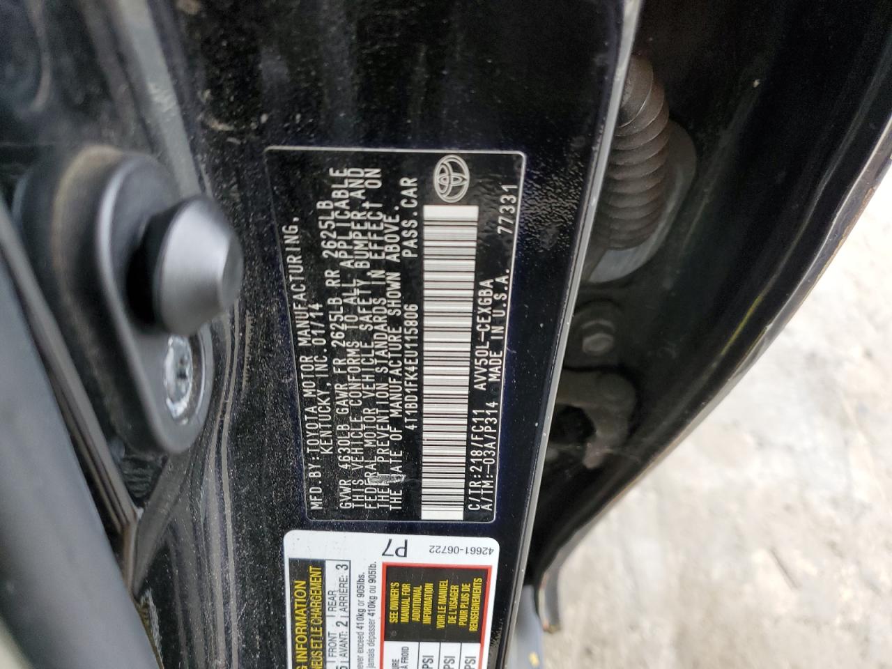 2014 Toyota Camry - Image 12