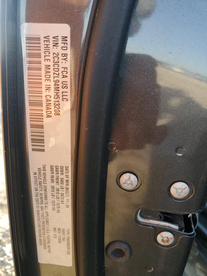 2017 Dodge Challenger Srt Hellcat VIN: 2C3CDZC95HH539127 Lot: 71994925