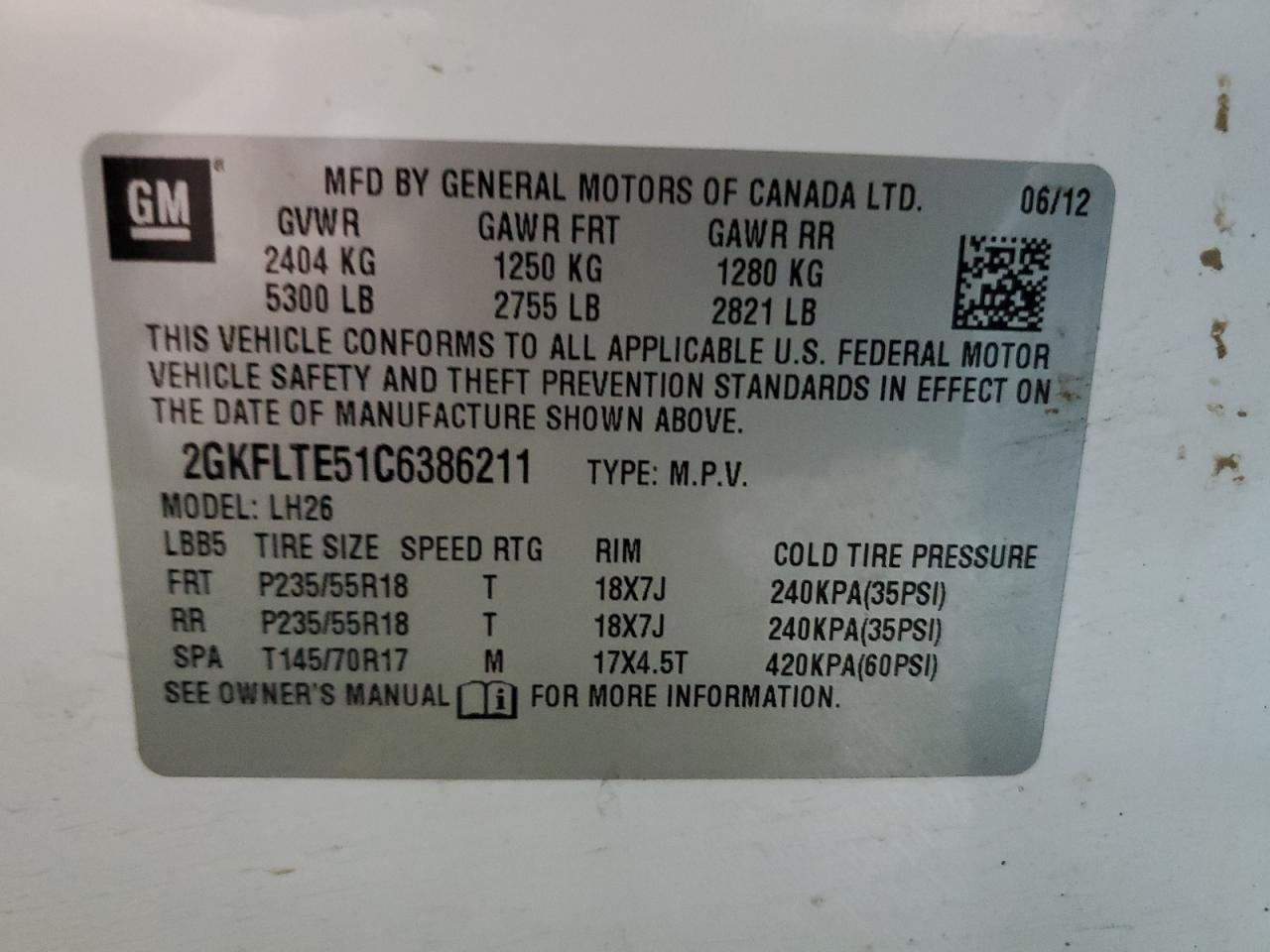2012 GMC Terrain - Image 13