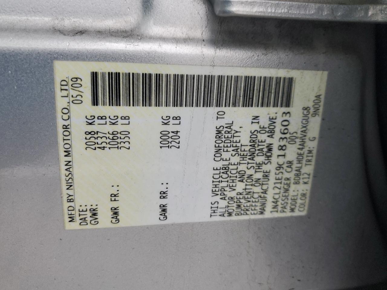2009 Nissan Altima - Image 12