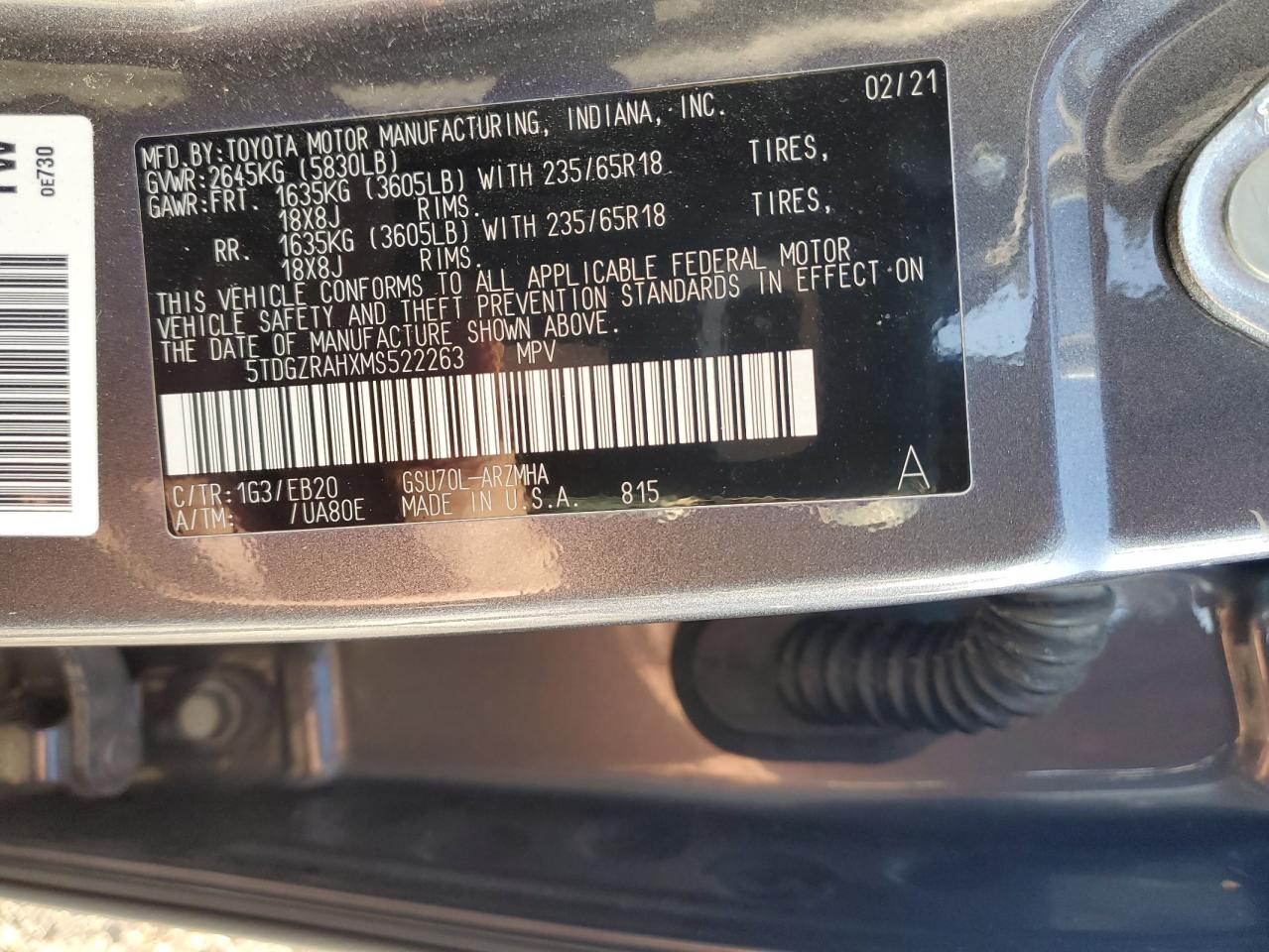 2021 Toyota Highlander - Image 15