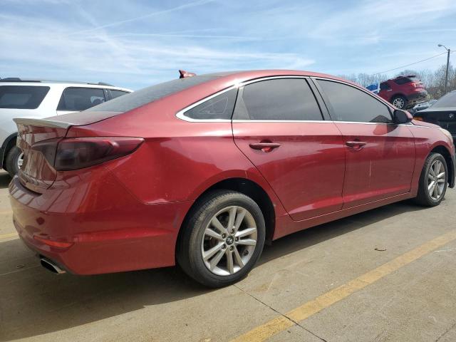  HYUNDAI SONATA 2015 Czerwony