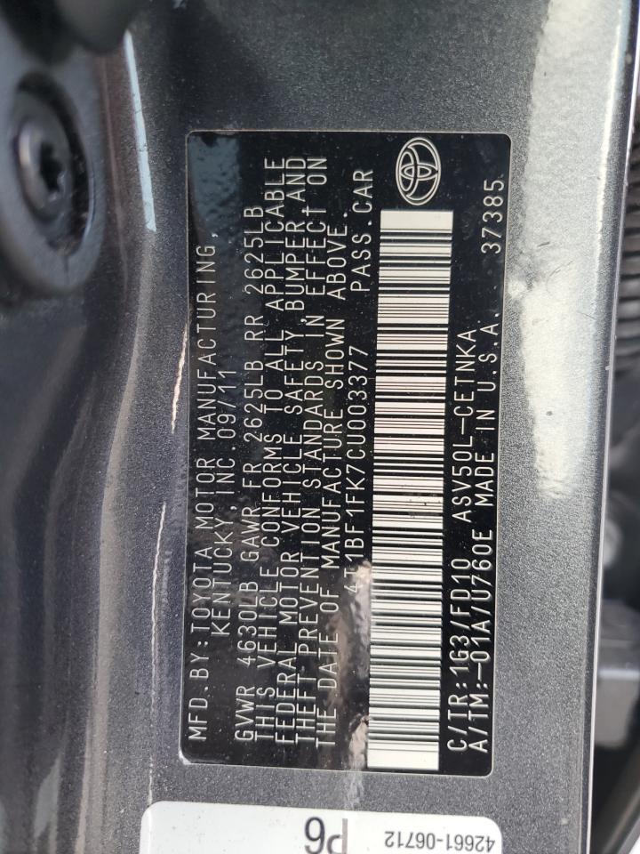 2012 Toyota Camry - Image 12
