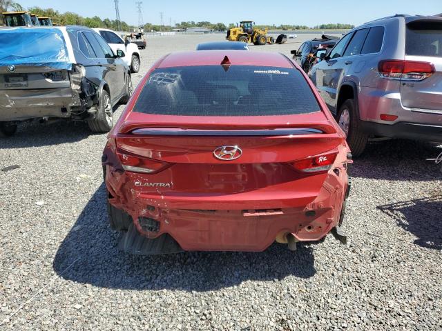  HYUNDAI ELANTRA 2017 Czerwony