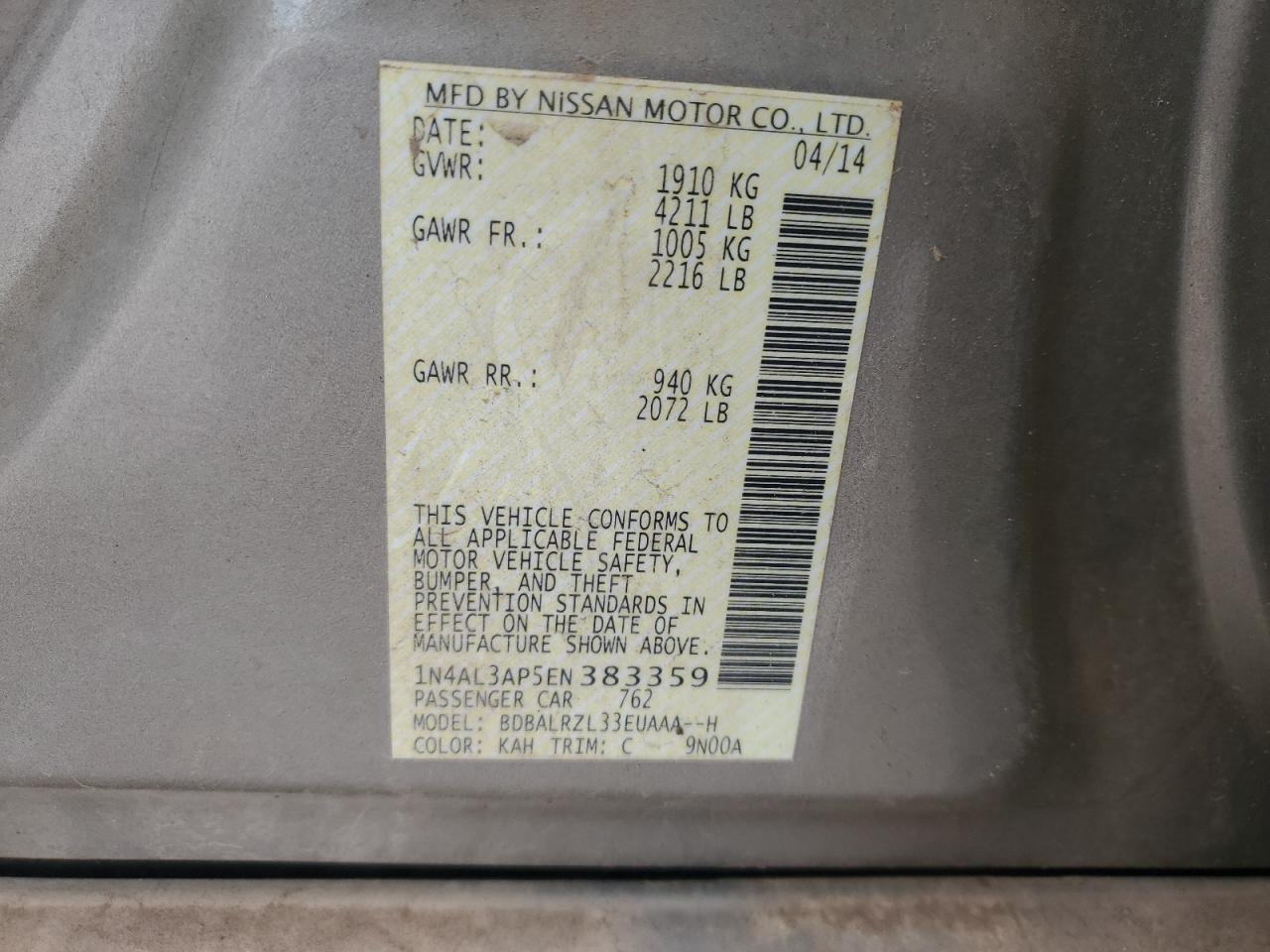 2014 Nissan Altima - Image 15