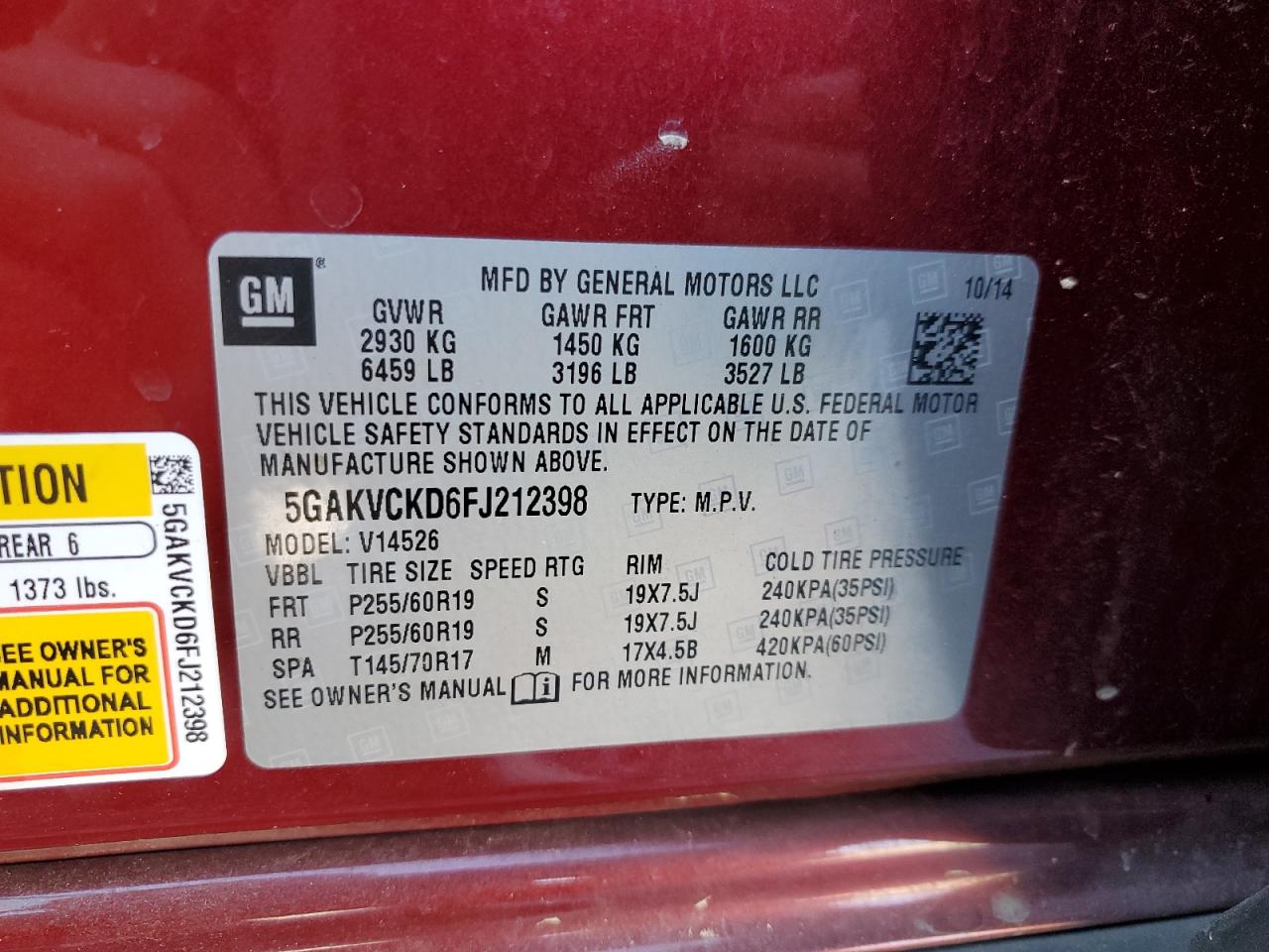 2015 Buick Enclave - Image 12