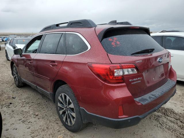  SUBARU OUTBACK 2017 Бордовый