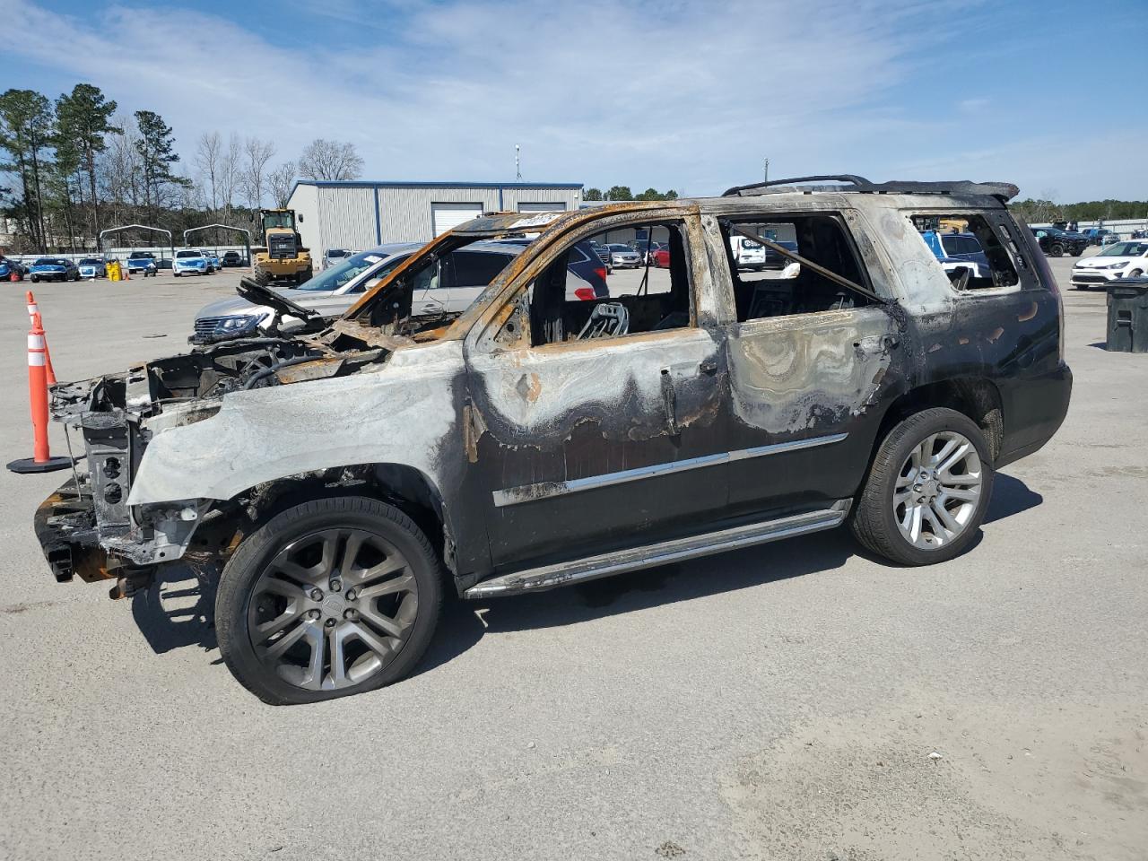 2015 Cadillac Escalade Luxury للبيع في Harleyville، SC - Burn